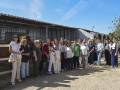 Las asistentes, durante la visita al Centro Hípico La Dehesa.