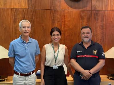 Encuentro del alcalde de Utrera con la subdirectora de Estaciones Sur de Adif.