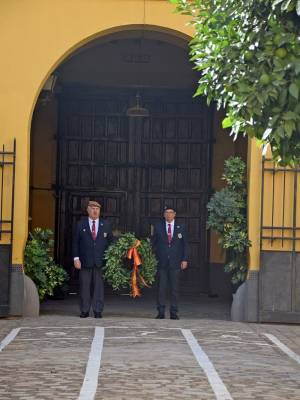  Sevilla rinde homenaje a los veteranos del Regimiento de Infantería Soria 9 en Sevilla 